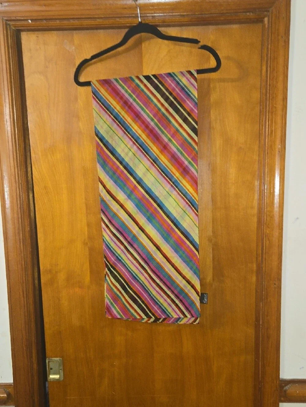 Cejon Multicolor Diagonal Stripe Scarf